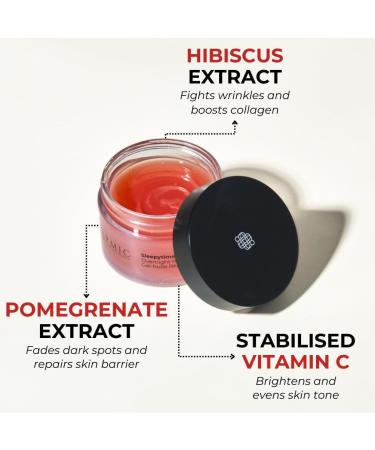 Karmic Skin Anti Ageing Night Face Cream | Wrinkle Dark Spot & Hyperpigmentation Facial Moisturiser | Vitamin C & E Natural Retinol | For Women & Men | Hydrating Anti Aging Sleepytime Gelly - Buy Online on GoSupps.com