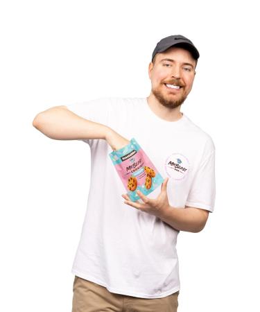 Feastables MrBeast Chocolate Chip Cookies - Plant-Based, Gluten Free, Non-GMO Snack 6 oz Bag (Pack of 6) - Buy Online on GoSupps.com