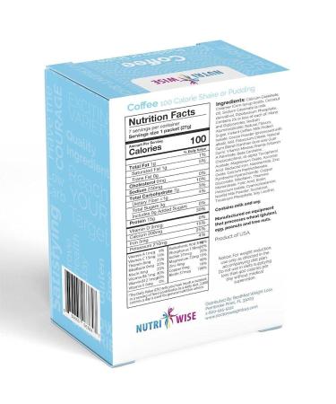 NutriWise High Protein Coffee Meal Replacement 15g | 7/Box | Weight Loss & KETO Diet Friendly | Hunger Control | Gluten-Free, Low Calorie, Low Carb, Low Sugar - Buy Online on GoSupps.com