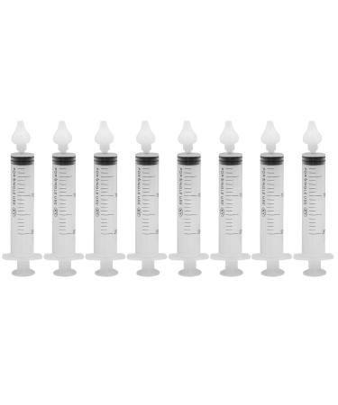 8pcs Nasal Irrigator Syringe | 20ml Nose Syringe for Baby Rhinitis | Portable Pressure Nasal Irrigation System Multifunctional Nasal Wash Catheter Tip Syringe Nose Cleaner for Baby(1)