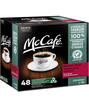 McCafe Espresso Roast K-Cup Coffee Pods 48 Count For Keurig Coffee Makers Espresso Roast 48 count (Pack of 1) - Buy Online on GoSupps.com