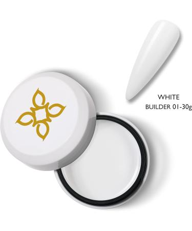Bluesky Builder Gel Nail Extension Kit White 30ml Perfect for Beginners and Salon Professionals. Contains: Builder Gel 30ml 50 Nail Form Stickers Nail File Nail Buffer Nail Extension Brush - Buy Online on GoSupps.com