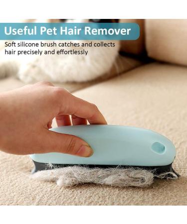 Hinotori Pet Hair Remover Brush - Dog & Cat Hair Comb for Furniture, Clothing, Car & Bed - Dark Blue - Buy Online on GoSupps.com
