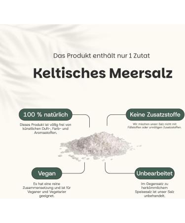  Cupplement Cupplement - Celtic Sea Salt 250 Grams - Premium Quality - Coarse Salt - Buy Online on GoSupps.com