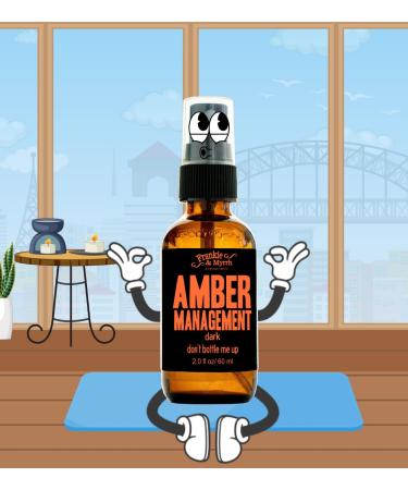 Frankie & Myrrh Amber Management Dark | Patchouli Amber Vanilla | Freshwater Mist | 2 Fl. Oz. - Buy Online on GoSupps.com