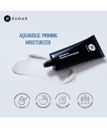 SUGAR Cosmetics Aquaholic Priming Moisturizer - Hydrating Primer for Glowy Skin | International Shipping Available - Buy Online on GoSupps.com