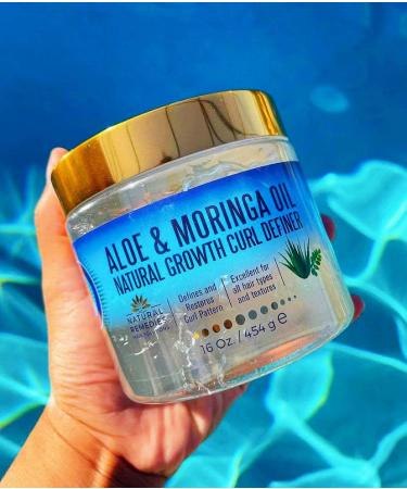 Nefertiti's Secrets Natural Growth Curl Definer | Aloe Vera & Moringa Oil for Healthy Hair | Frizz Control & Strong Hold | 16 Oz Curly Hair Products for Women - Buy Online on GoSupps.com