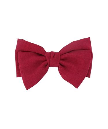 Hair Pins For Women Women Hair Claw Headdress Hair Accessories 2 Layers Hair Bow Barrettes Linen Hair Clips Girls Hairgrips Ponytail Clips Fit For Women Hairpins Hair Accessories (Color : R) (Color :