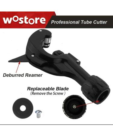Wostore Tubing Cutter Pipe Cutting Copper Plastic Aluminum Brass and Stainless Steel 1/8"-1-5/8" (3-35mm) Tube Cutter - Buy Online on GoSupps.com