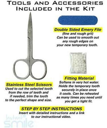 Instant Smile Multi-Shade Temporary Tooth Repair Kit - Patented Solution - Buy Online on GoSupps.com