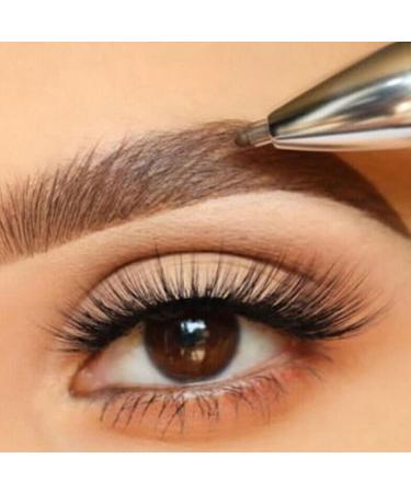 Eyebrow Pen Eyebrow Contour Pen 4 In 1 Makeup Pen Long Lasting Rotate Defining Highlighting Brow Pencil Eyebrow Colours Blonde 1# Blonde - Buy Online on GoSupps.com