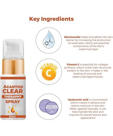 GFOUK Acanthoclear Therapy Spray - Dark Spot Corrector for Black Skin (1PCS) - Buy Online on GoSupps.com