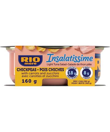 Rio Mare - Insalatissime Tuna Salad - Chickpeas & Light Tuna - Ready to eat Salad High in Protein No Preservatives 160g Chickpeas Salad - Buy Online on GoSupps.com