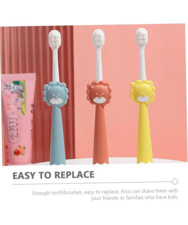 Hoement 3-Piece Children's Toothbrush Set | Daily Use Manual & Travel Toothbrush for Kids | Essential Children s Accessories - Buy Online on GoSupps.com