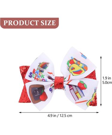 ABOOFAN Girls Hair Bow Set - Back to School Bowknot Hair Clips for Little Girls & Women - Buy Online on GoSupps.com