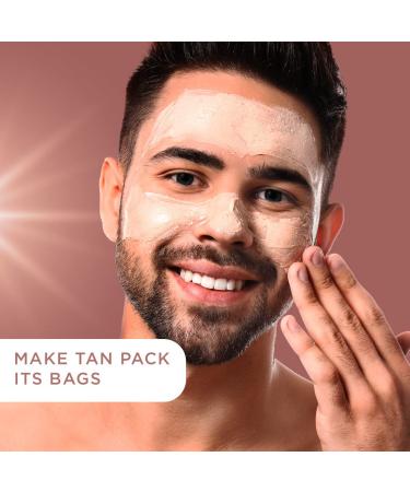 The Man Company Tan Removal Face Pack with Multani Mitti, Turmeric & Vitamin C - 75gm | Glowing Skin & Unclog Pores - Buy Online on GoSupps.com