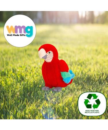 Deluxe Paws Plush Eco Toy - 100% Recycled, Cuddly Soft (Parrot) - Buy Online on GoSupps.com