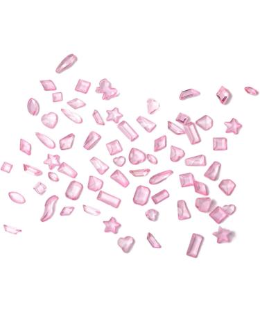 FEIlei 200Pcs Flat Bottom Resin Nail Art Decorations Rhinestone Manicure Nail Charms - Buy Online on GoSupps.com