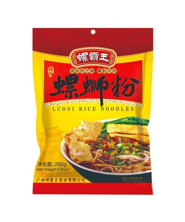 LUOBAWANG LUOSIFEN Instant HOT Spicy Rice Noodle Vermicelli (280g) with Quail eggs