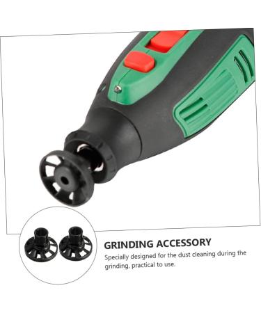MAGICLULU 2pcs Electric Grinding Chuck Grinding Dust Cleaning Tool Hand Blower Car Decor Plastic Blow Dust Nut 3x3cm Black - Buy Online on GoSupps.com