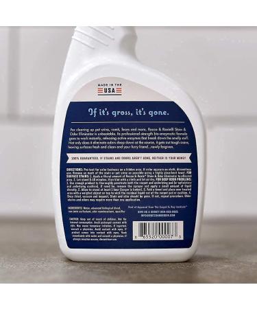 Rocco & Roxie Enzyme Pet Odor Eliminator & Carpet Stain Remover - Effective for Cat & Dog Urine - Buy Online on GoSupps.com