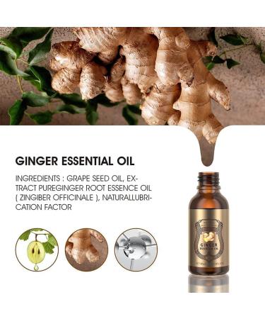 Premium Lymph Cleanse Herbal Detox Oil - Apolloostory Ginger Massage Oil for Relaxation & Stress Relief (1 Pc) | International Shipping Available - Buy Online on GoSupps.com