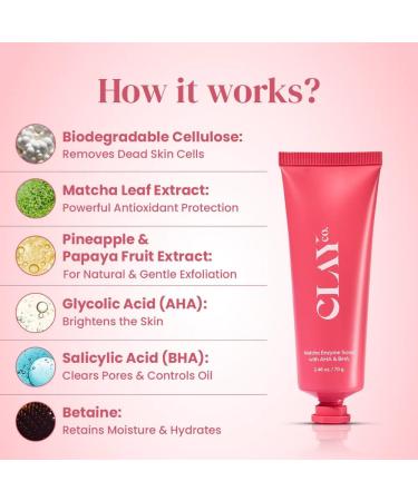 FM. Matcha Enzyme Scrub with AHA & BHA | 70g - Buy Online on GoSupps.com