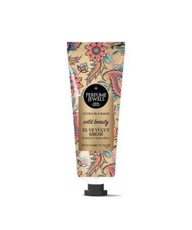 EST 1923 Eyup Sabri Tuncer Perfume Jewels Body Splash Series (WILD BEAUTY BODY CREAM 50 ML) WILD BEAUTY 1.7 Fl Oz (Pack of 1)