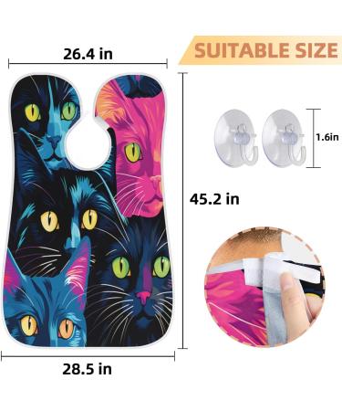 Animal Cat Beard Bib Apron - Men s Beard Hair Catcher with Suction Cups | Perfect Gifts for Dad on Father's Day Anniversary & Christmas - Buy Online on GoSupps.com