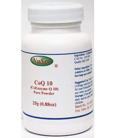 CoEnzyme Q10 CoQ10 Q10 Pure Powder (25 Grams (0.88 oz)) 0.88 Ounce (Pack of 1)