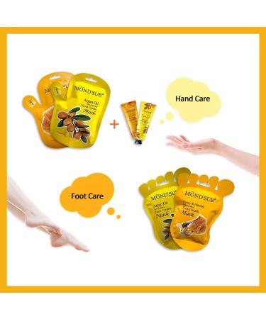 Elitzia Foot Mask - Moisturizing Repair for Dry Cracked Skin | 5pcs Honey Foot Treatment for Men & Women - Buy Online on GoSupps.com
