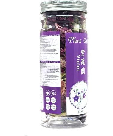 Plant Gift Dried Violets 35g/1.23oz Violet Flower Sweet Violet Tea Edible Dried Flowers Violet Leaf Tea Natural Food Coloring - Buy Online on GoSupps.com