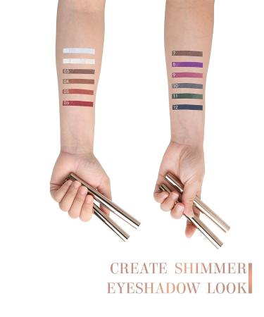 Liyloihi Eyeshadow Stick - 09 Smoky Amethyst Shimmer | Cream Eye Shadow Pencil Brightener | Waterproof & Long Lasting Makeup - Buy Online on GoSupps.com