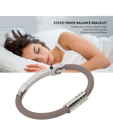 Buy Static Resistant Coffee Color Balance Bracelet | Negative Ion Waterproof Energy Bands for Health - Buy Online on GoSupps.com