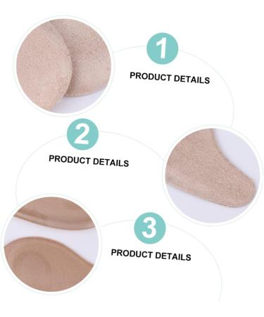 FOMIYES Dual-Purpose Horoscope Insoles for Men & Women | Gel Half Pad Shoe Inserts | Flat Foot Support & Comfort - 10x5.5cm - Buy Online on GoSupps.com