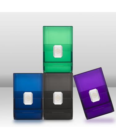 Sooez 4 Pack MTG Deck Card Box Holder Boulder 100+ with Dice Storage - Translucent Deck Case for Magic/Pokemon/YuGiOh/Commander/TCG Cards - Buy Online on GoSupps.com