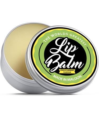 The Worlds Greatest Lip Balm Twin Pack (2x15ml) Repair Heal Protect Moisturize. Lemon Sorbet Scent 15ml Size with Shea Butter Beeswax Jojoba Oil Hemp - Buy Online on GoSupps.com
