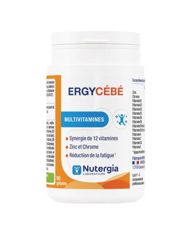 Nutergia – Multivitamins – Fatigue, decrease in tone, need for vitamin intake – Dietary supplement – ??90 Capsules – Made in France
