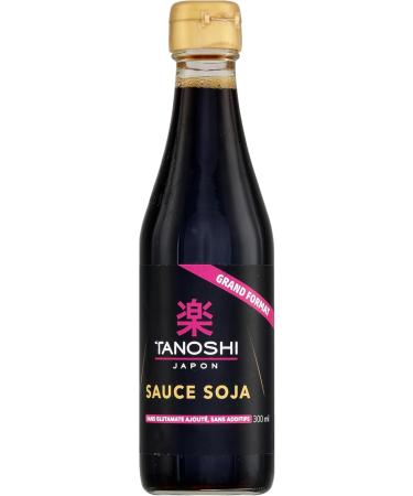  TANOSHI TANOSHI - Japanese Soy Sauce - No Added MSG - No Additives - 1 x 300ml Bottle - Buy Online on GoSupps.com