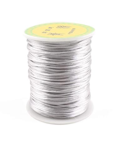 let's make Satin Rattail Silk Nylon Cord Gray Tools Silicone Teething Necklace Cord Baby Teething Toy 75m - Buy Online on GoSupps.com