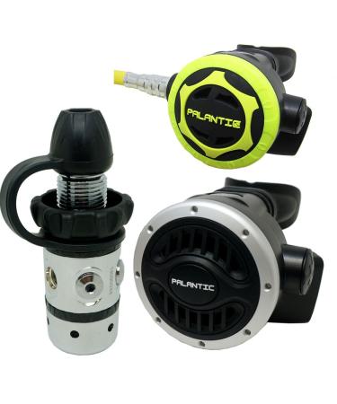 Palantic SCR-01-DIN-NA-OC Scuba Diving Dive AS101 DIN Regulator and Octopus Combo