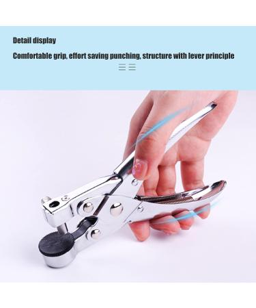Single Hole Puncher - Classic Handheld Circle Punch for Paper & Plastic Bags | High Hardness Office Tool - Buy Online on GoSupps.com