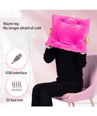 Allayu USB Heated Electric Heating Pillow | Professional Winter Body Warmer & Seat Cushion | Blue with Dots for Home & Office - Buy Online on GoSupps.com