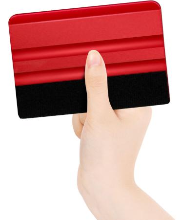 2 Pcs Felt Edge Squeegee Wallpaper Smoothing Tool Vinyl Scraper Tool Car Squeegee Decal for Wall Decals Paint Protection Film Car Wraps Wallpaper Pasting - Buy Online on GoSupps.com