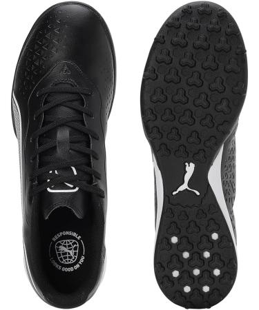 PUMA Unisex King Match TT Soccer Shoes - 45 EU - Black & White - Best for Performance & Style - Buy Online on GoSupps.com