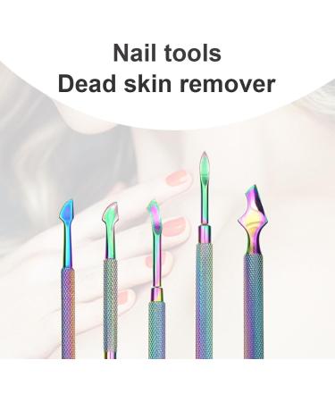 Dajidafu Manicure Tools False Nails Stainless Steel Double Head Pushers Remover Pedicure Stick Nipper Pliers for Nail Art Tool Home Type 1 - Buy Online on GoSupps.com