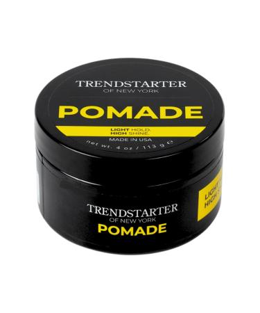 TRENDSTARTER - CLASSIC POMADE (4oz) Light Hold - High Shine - Water-Based Pomade - All-Day Smooth Wet Look Finish - Non-Crispy Formula - Premium Hair Styling Products