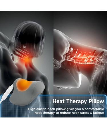 Neck Support Cushions | Cervical Alignment USB Heating Memory Foam Pillow for Relaxation | Shop Internationally - Buy Online on GoSupps.com