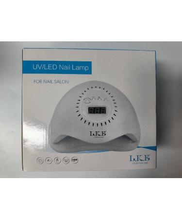 168W Led UV Nail Lamp for Quick-Drying Gel Nails | 10s 30s 60s 99s Timer | Home & Salon Use - White - Buy Online on GoSupps.com
