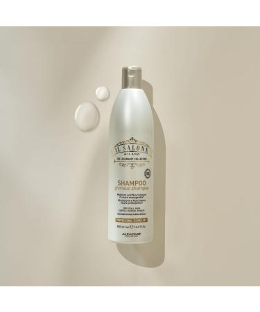 Il Salone Milano Professional Glorious Shampoo - Moisturizing Shampoo for Dull Dry Hair with Chestnut & Rice Extract - Salon-Quality Hair Care (16.9 oz) - International Shipping Available - Buy Online on GoSupps.com